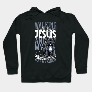 Jesus and dog - Cane Corso Hoodie